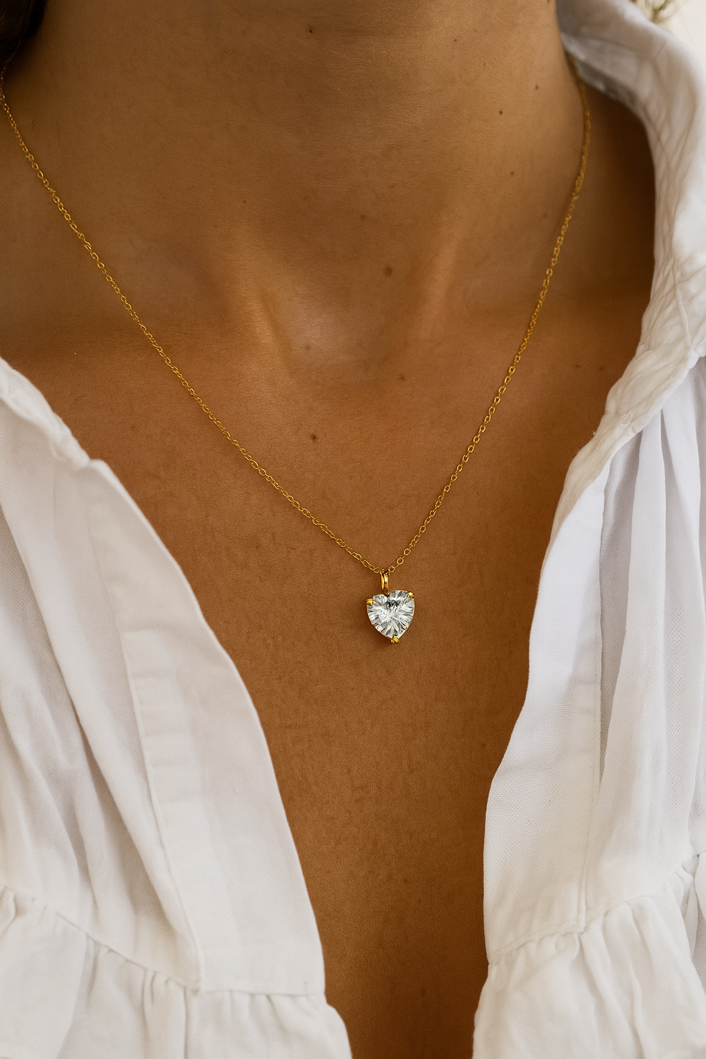 September Birthstone Chain Necklace