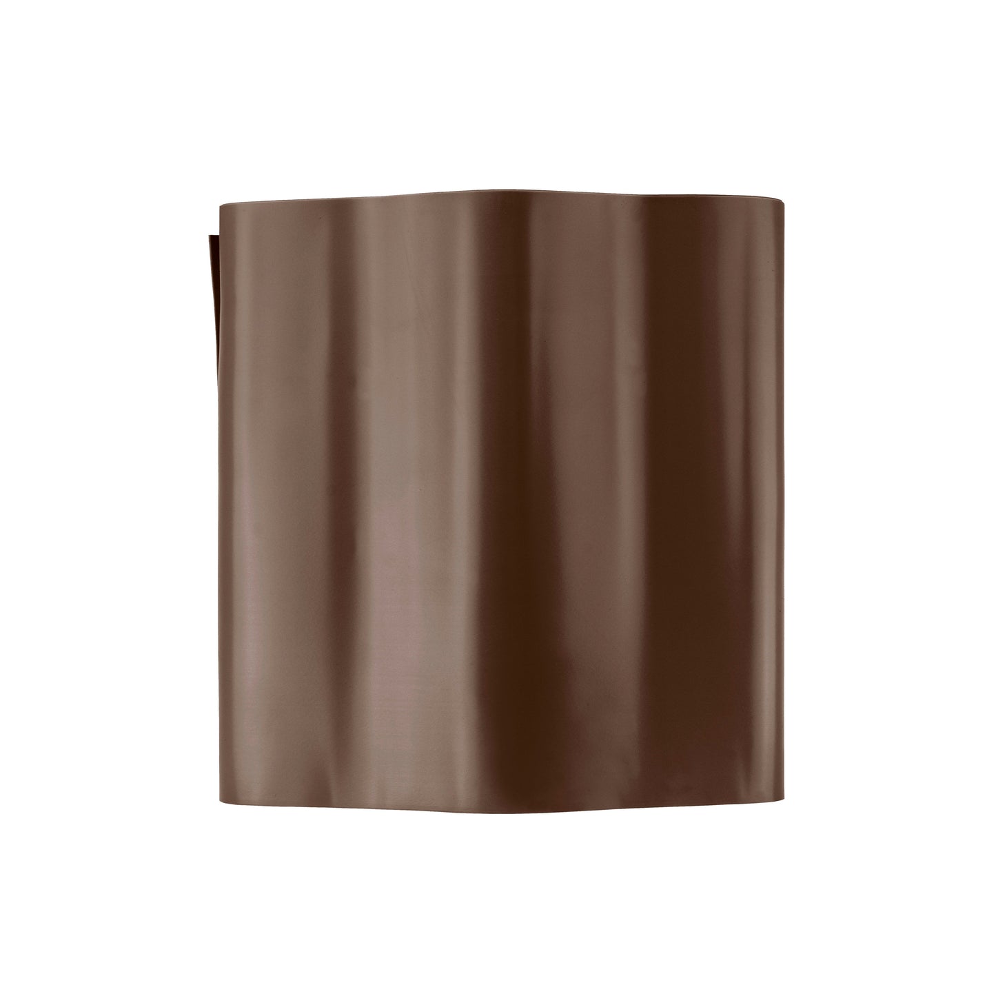 Wavy Plastic Garden Lawn Edging, H=10CM, L=9M, Brown-2