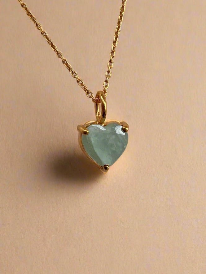 March Birthstone Chain Necklace