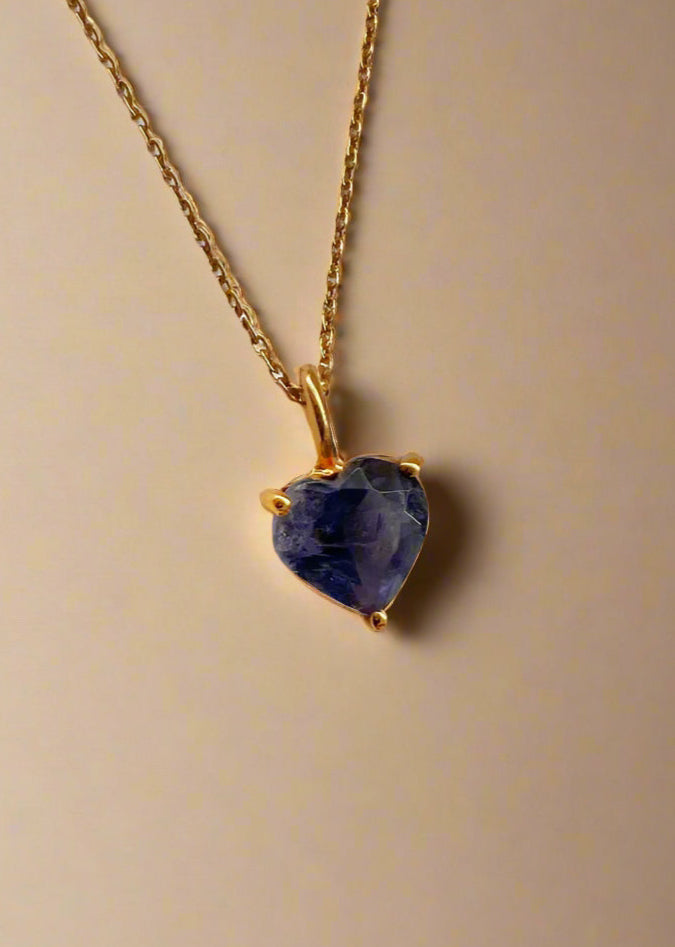 September Birthstone Chain Necklace