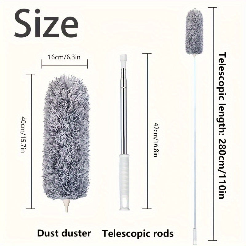 Versatile Retractable Duster with Bendable Head-3