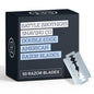 Made in U.S.A. Double Edge Razor Blades - Pack of 50-0