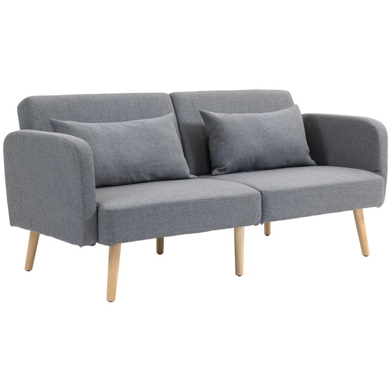 Grey 3 Seater Sofa Bed