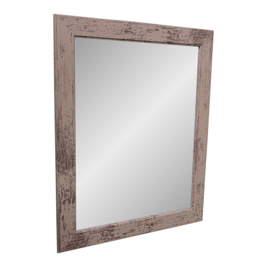 Grey Wooden Mirror 60x50cm-0