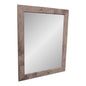 Grey Wooden Mirror 60x50cm-0