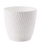 Mika Pot with Saucer 170mm White-0