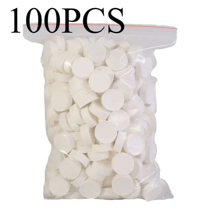 100/300/500PCS Compressed Towel Soft Disposable Coin Tissue Portable Mini Compressed Towel Absorbent Travel BBQ Outdoor Camping