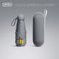 Mini Umbrella For Sunny And Rainy Days, Portable With Uv Coating And 6 Reinforced Ribs