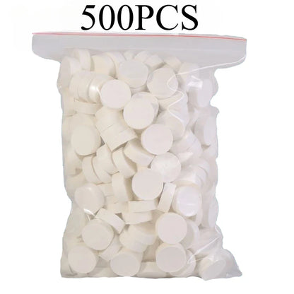100/300/500PCS Compressed Towel Soft Disposable Coin Tissue Portable Mini Compressed Towel Absorbent Travel BBQ Outdoor Camping