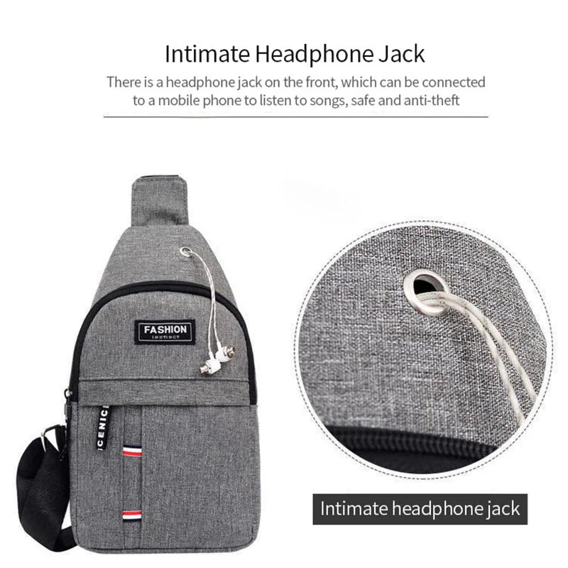 Men's Waterproof Large Pack, Adjustable Strap For Outdoor Activities, Travel Running, Hiking, And Cycling