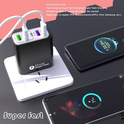 USB C Charger 240W Type C Cable Fast Charging Phone Charger Adapter For iPhone Samsung Xiaomi Quick Charge EU US UK Wall Charger