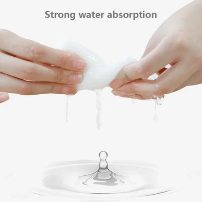 100/300/500PCS Compressed Towel Soft Disposable Coin Tissue Portable Mini Compressed Towel Absorbent Travel BBQ Outdoor Camping