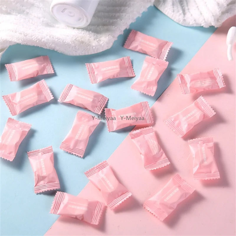 20/50/100/200PCS Mini Disposable Compressed Towel Capsules Towels Face Care Tablet Outdoor Travel Cloth Wipes Paper Tissue