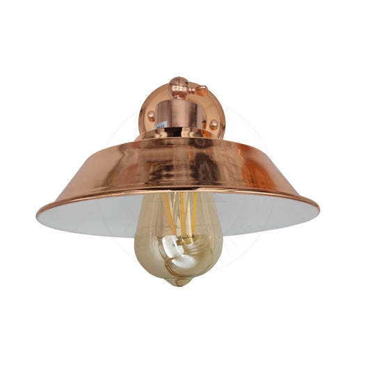 Vintage Industrial Rose Gold Retro Wall light Sturdy Metal Lamp Shade LightsClassic Style Electroplated Finish E27 lamp