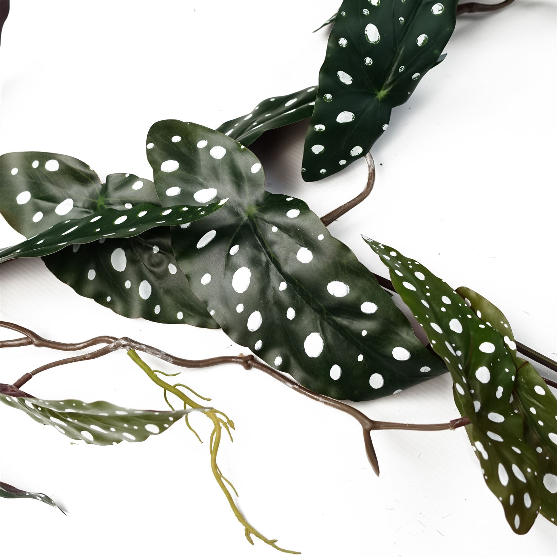 Artificial Hanging Plant Begonia Maculata Plant Pack x 6-3
