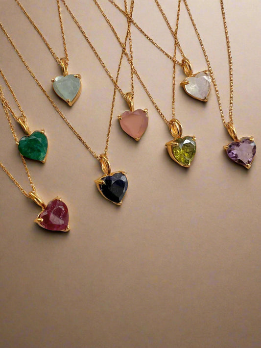 September Birthstone Chain Necklace
