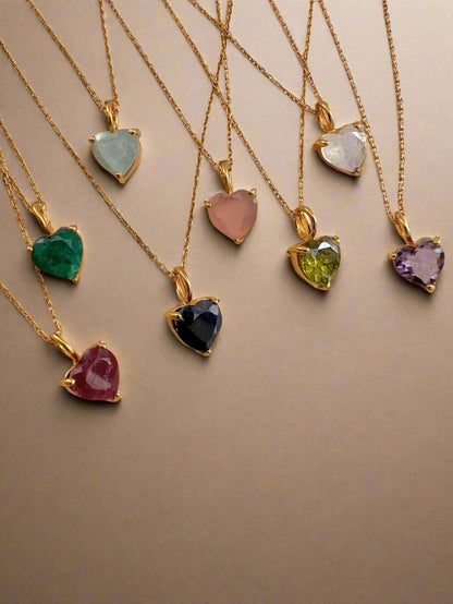 March Birthstone Chain Necklace