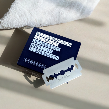 Made in U.S.A. Double Edge Razor Blades - Pack of 50-1