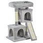 Cats 3-Tier Sisal Rope Leisure Tree Light Grey-0