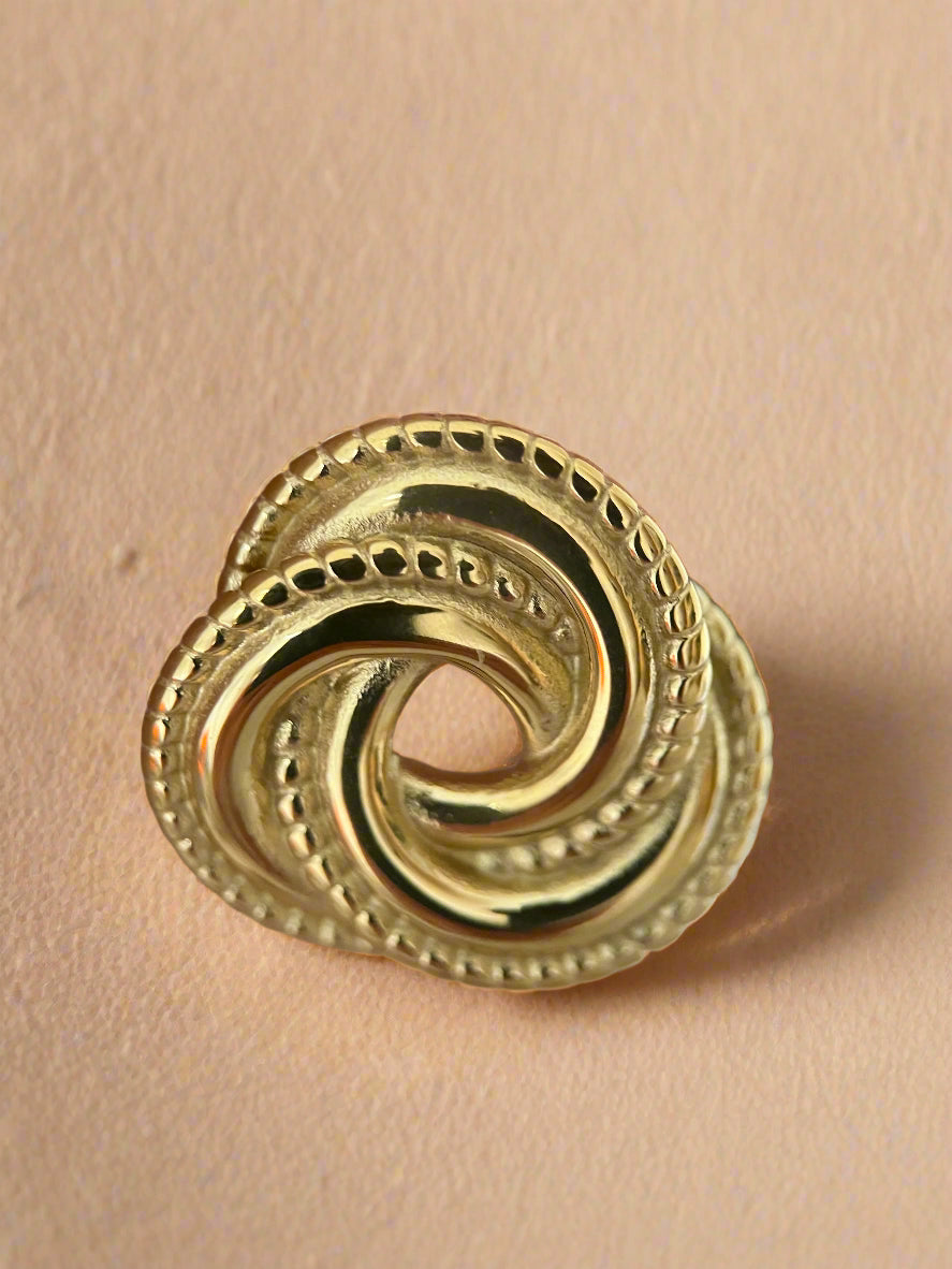 Sculpted Twist Studs