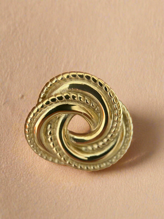 Sculpted Twist Studs