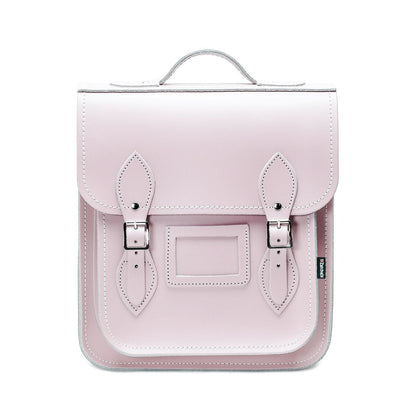 Handmade Leather City Backpack - Rose Quartz-0