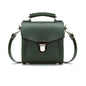 Handmade Leather Sugarcube Handbag - Ivy Green-0