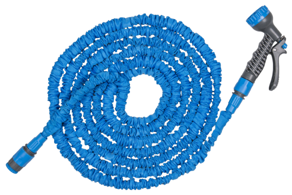 Expanding Trick Hose 5m - 15m Blue-1