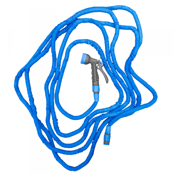 Expanding Trick Hose 5m - 15m Blue-3